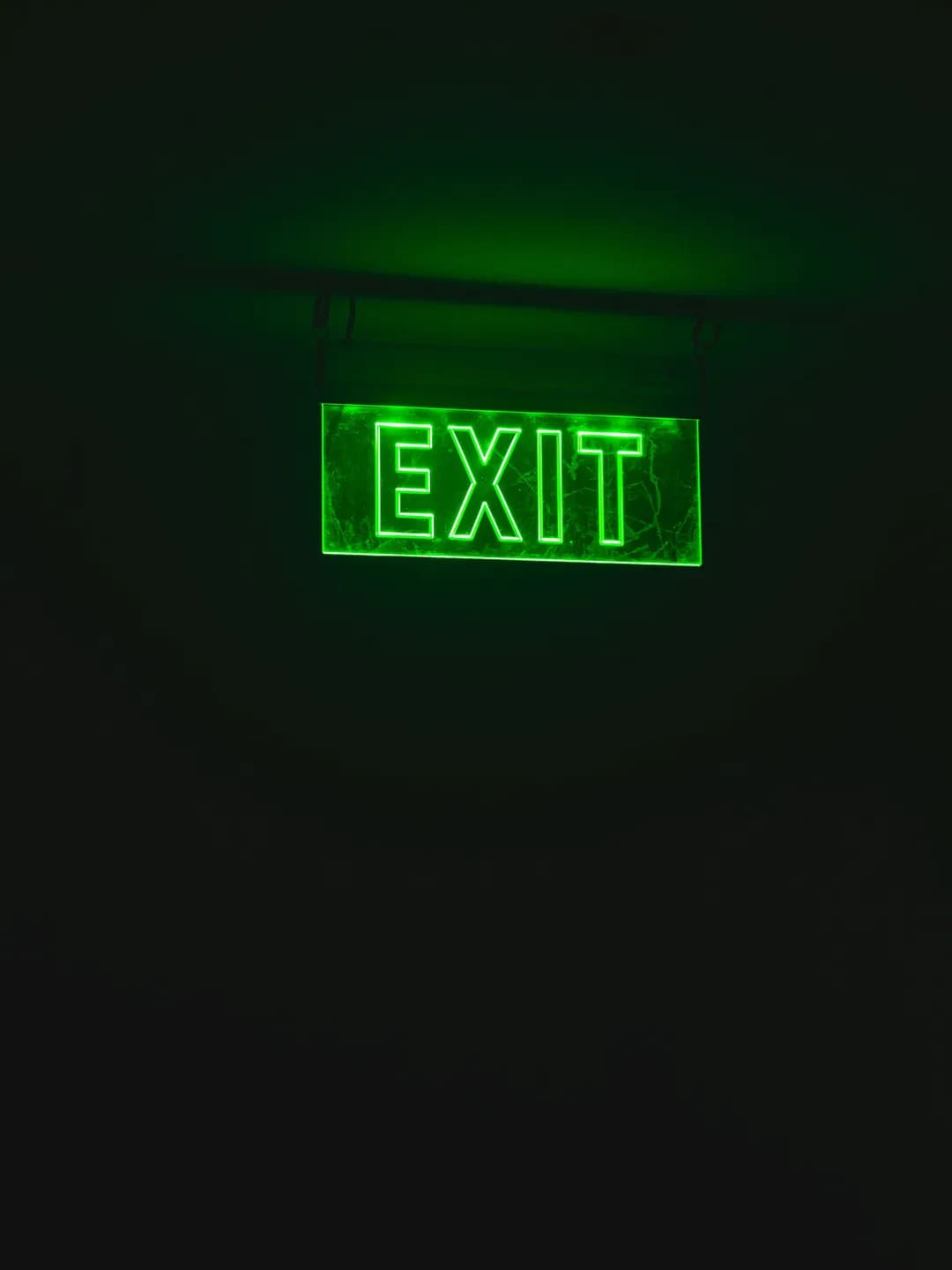Emergency lighting on a duration test