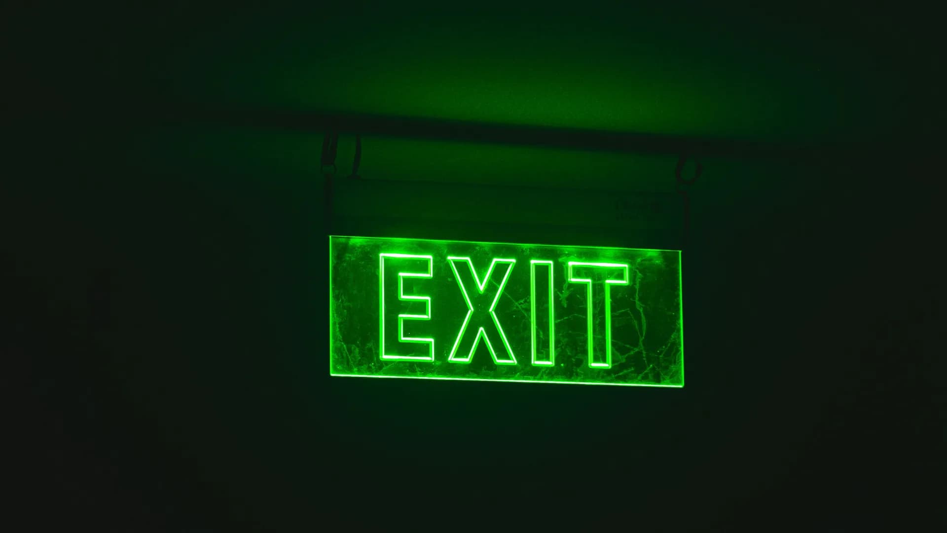 Emergency lighting on a duration test